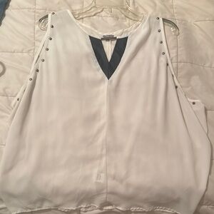 Elegant White Sleeveless Top